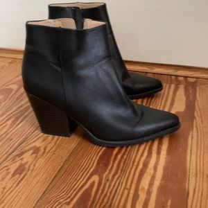 Cute black booties!